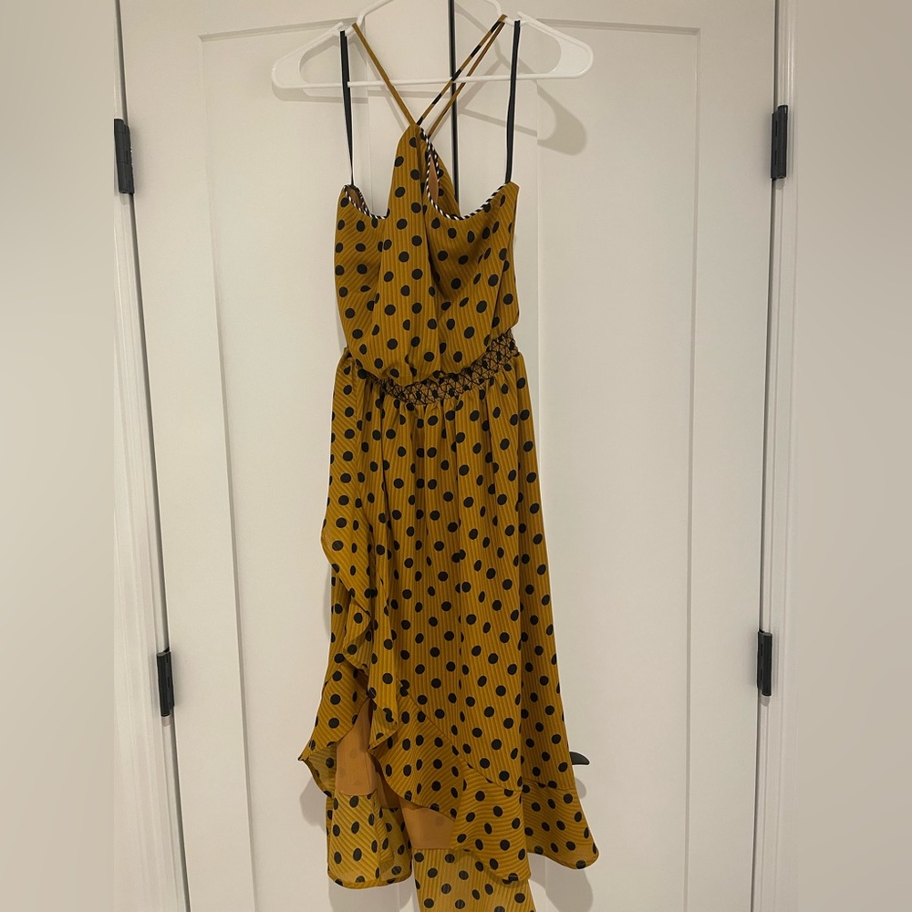 House of Harlow 1960 x REVOLVE Baye Midi Dress in Saffron Polka Dot